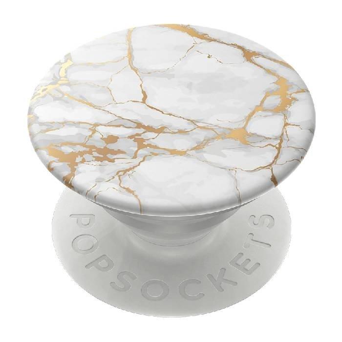 PopSockets Phone Stand and Grip (801632) – Abstract Gold Lutz Marble