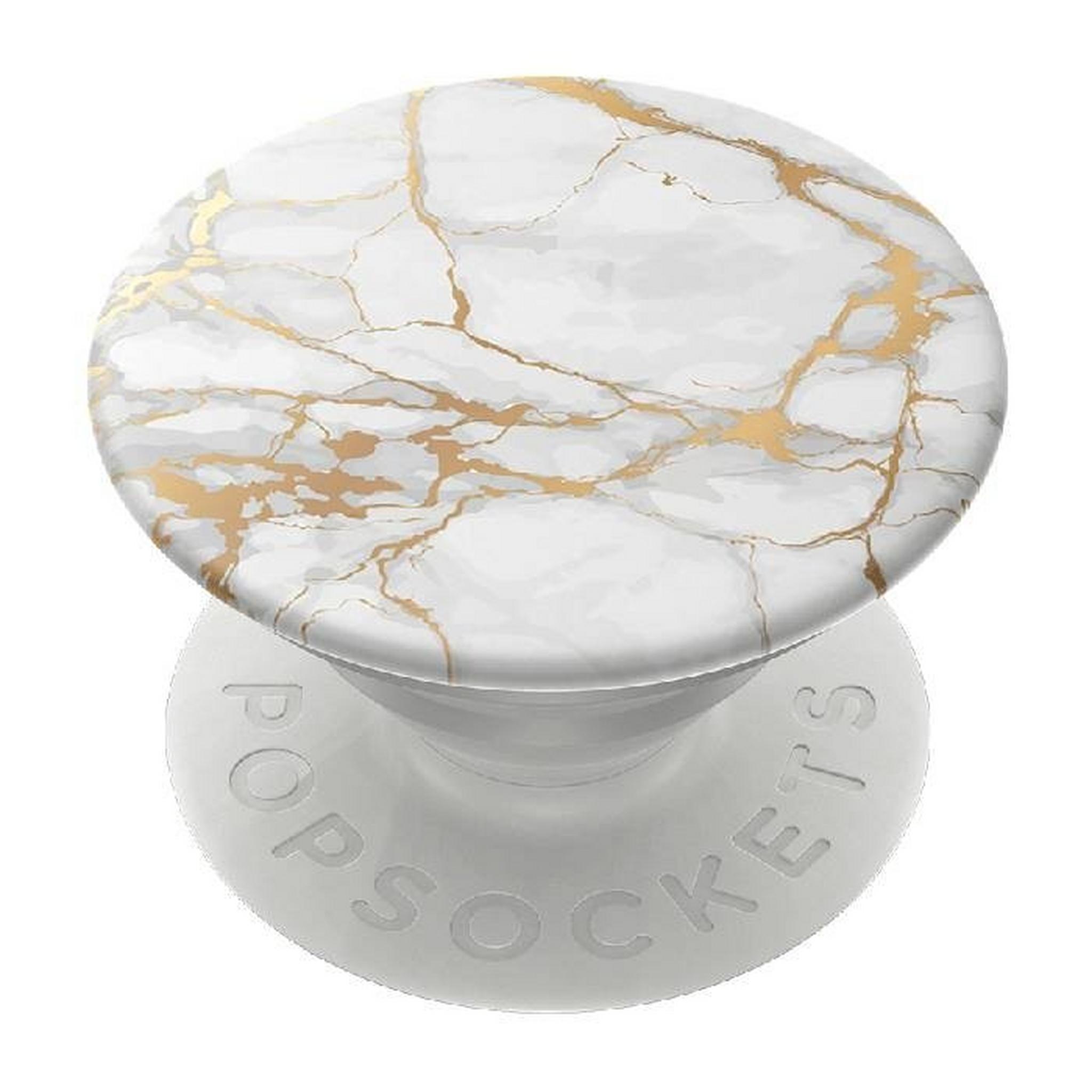 PopSockets Phone Stand and Grip (801632) – Abstract Gold Lutz Marble