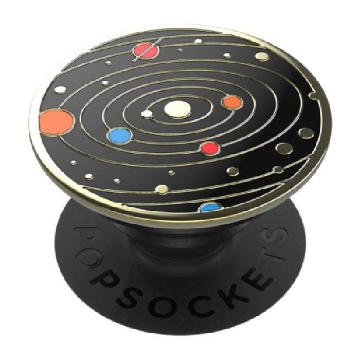 PopSockets Phone Stand and Grip (801503) – Enamel Solar Flare Black