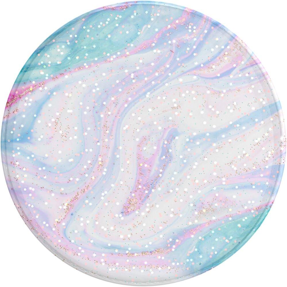 PopSockets Phone Stand and Grip (802475) – Glitter Soft Swirls  