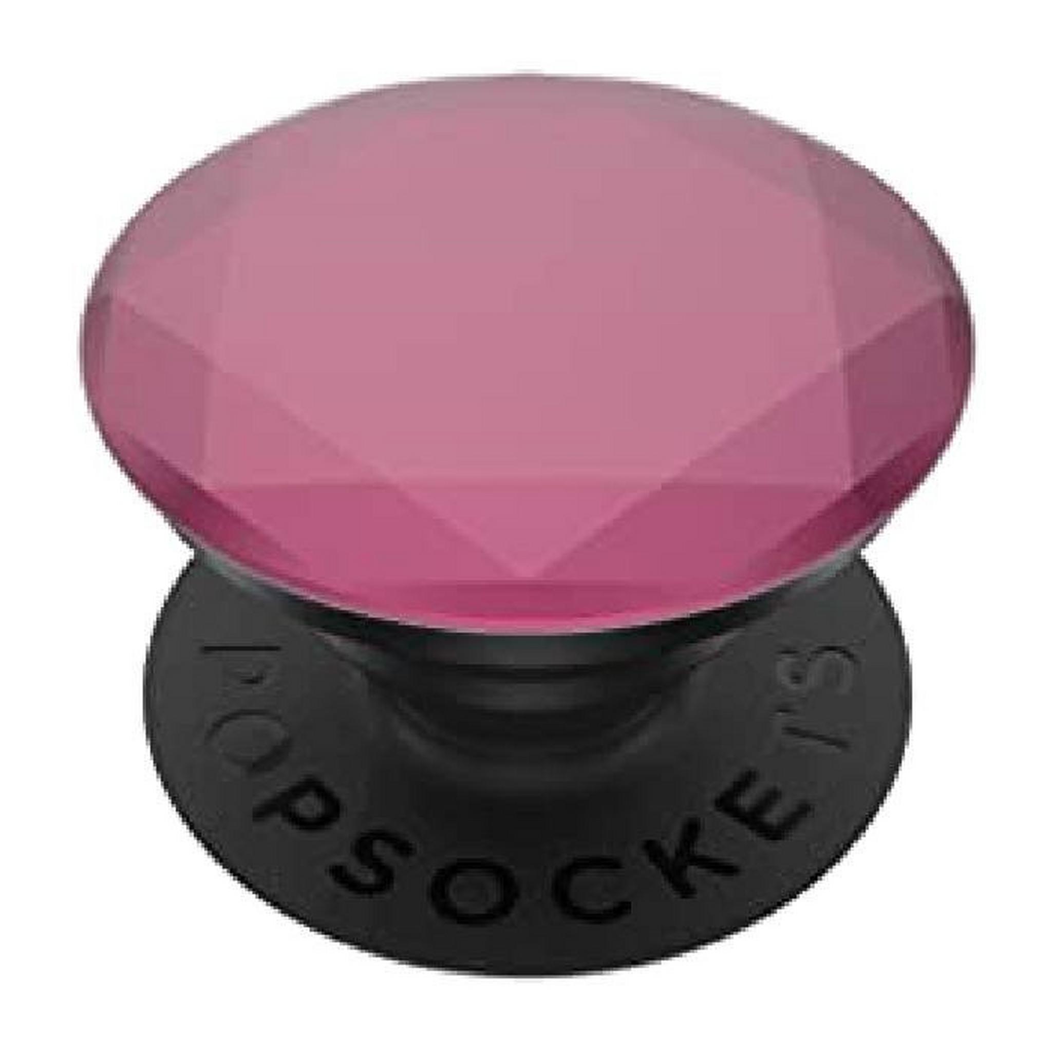 PopSockets Phone Stand and Grip (801580) – Metallic Diamond Plum Berry