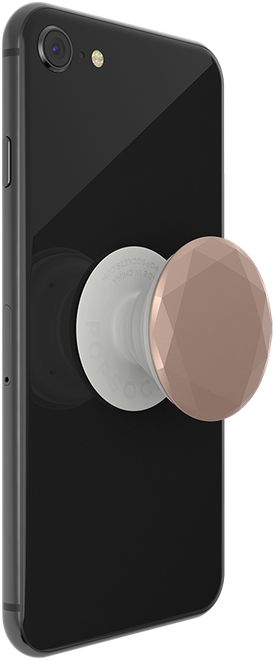 PopSockets Phone Stand and Grip (800491) – Metallic Diamond Rose Gold