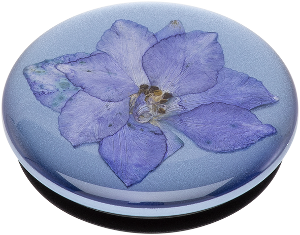 مقبض وحامل لاصق للهواتف الذكية والأجهزة اللوحية من بوب سوكيت(801240)  –  زهرة لاركسبر البنفسجية