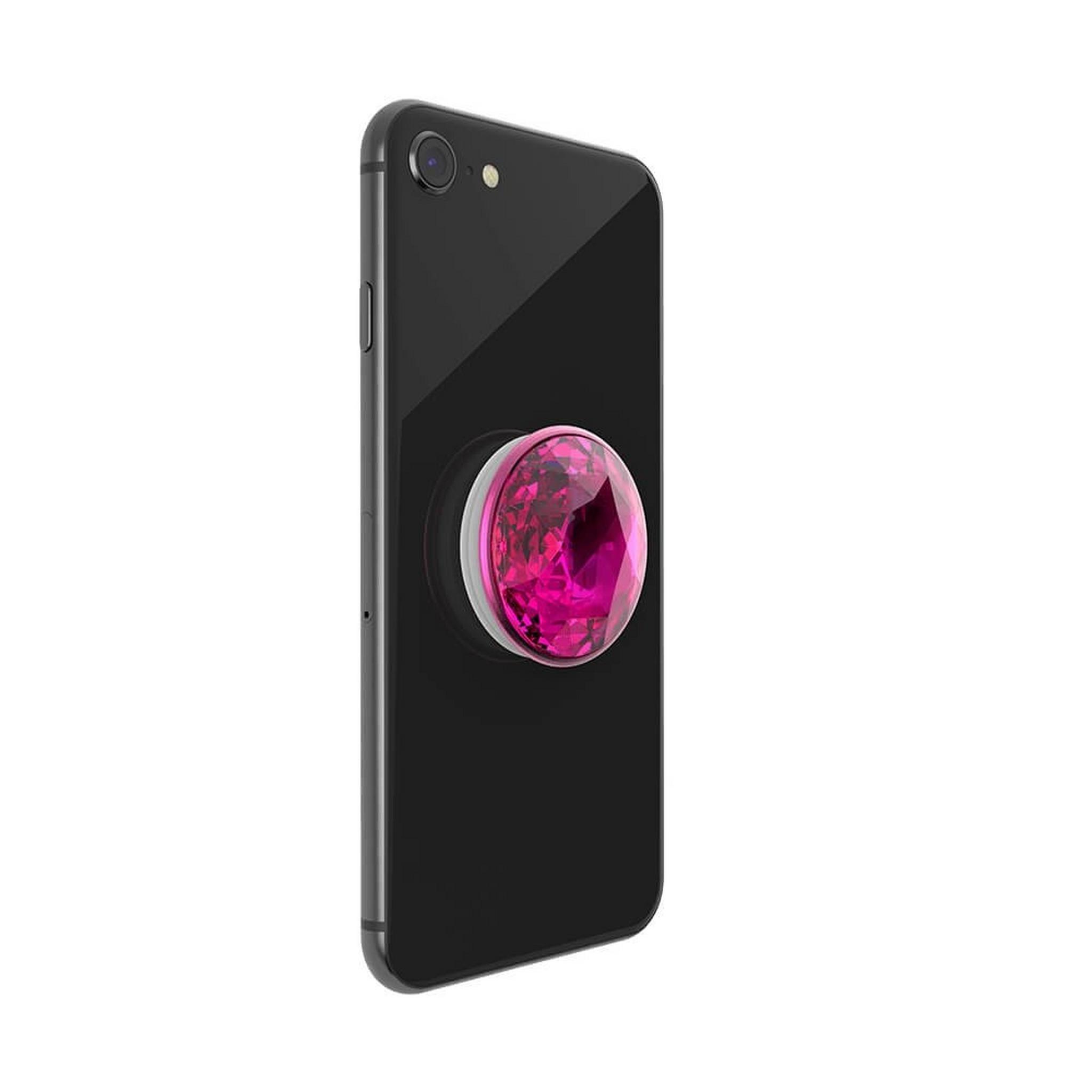 PopSockets Phone Stand and Grip (801526) – Disco Crystal Plum Berry