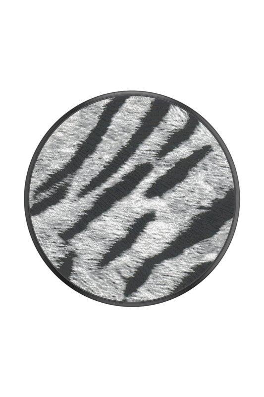 مقبض وحامل لاصق للهواتف الذكية والأجهزة اللوحية من بوب سوكيت(802441)  –  جلد الزيبرا