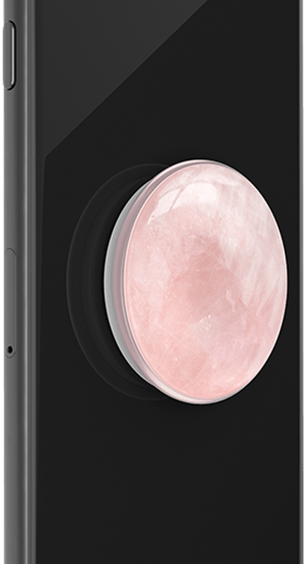 PopSockets Phone Stand and Grip (801564) – Gemstone Genuine Rose Quartz