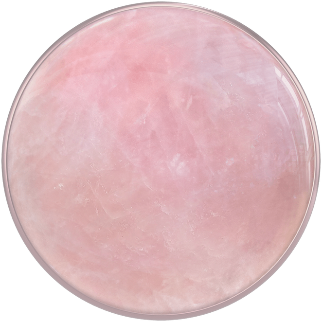 PopSockets Phone Stand and Grip (801564) – Gemstone Genuine Rose Quartz
