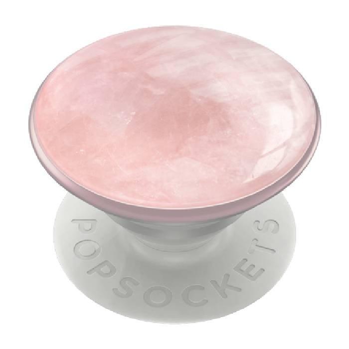 PopSockets Phone Stand and Grip (801564) – Gemstone Genuine Rose Quartz