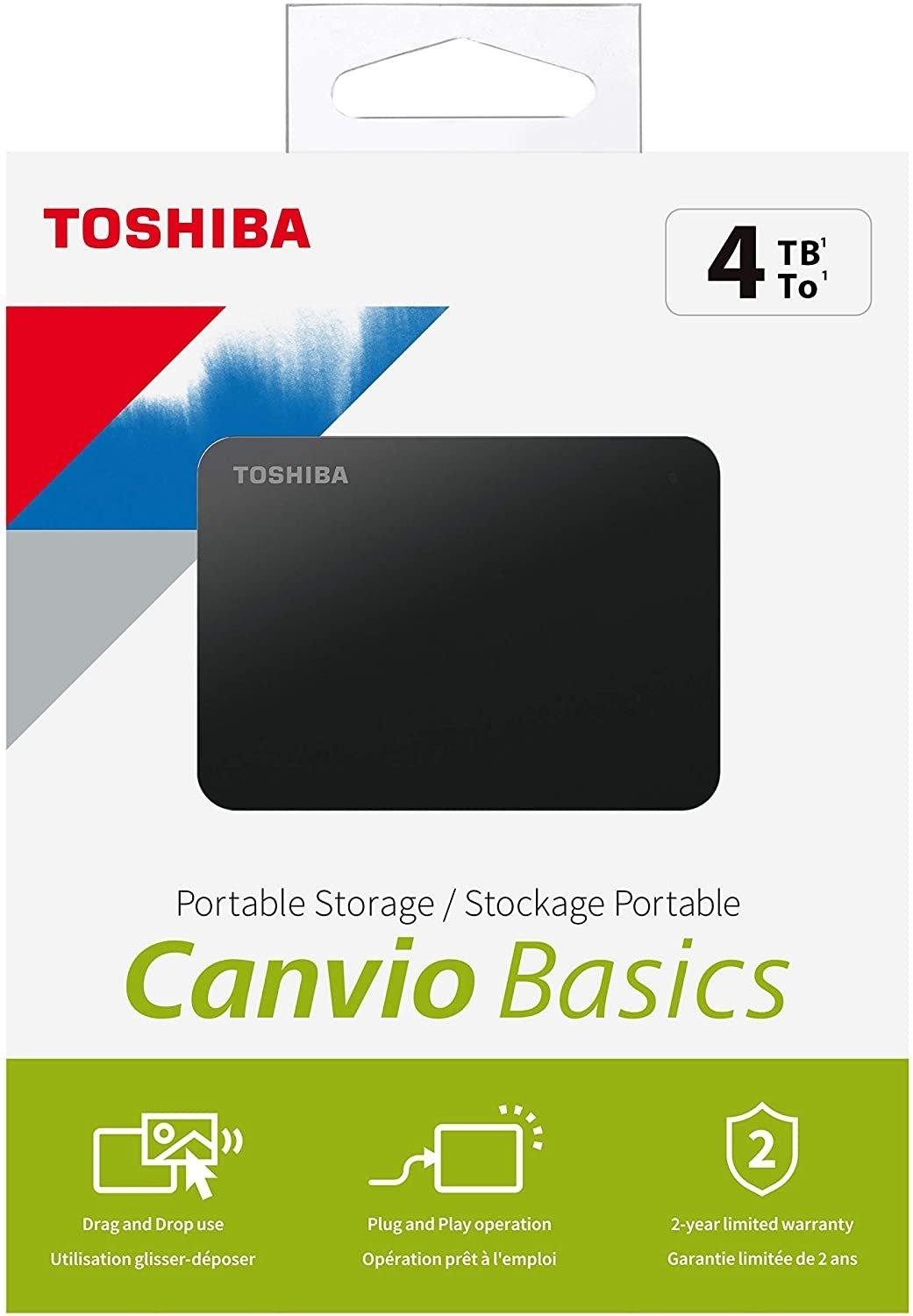 Toshiba Canvio Basics 4TB Portable External Hard Drive Buy Online