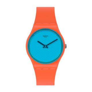 Buy Swatch quartz analog 34mm rubber ladies watch (swago121) in Kuwait