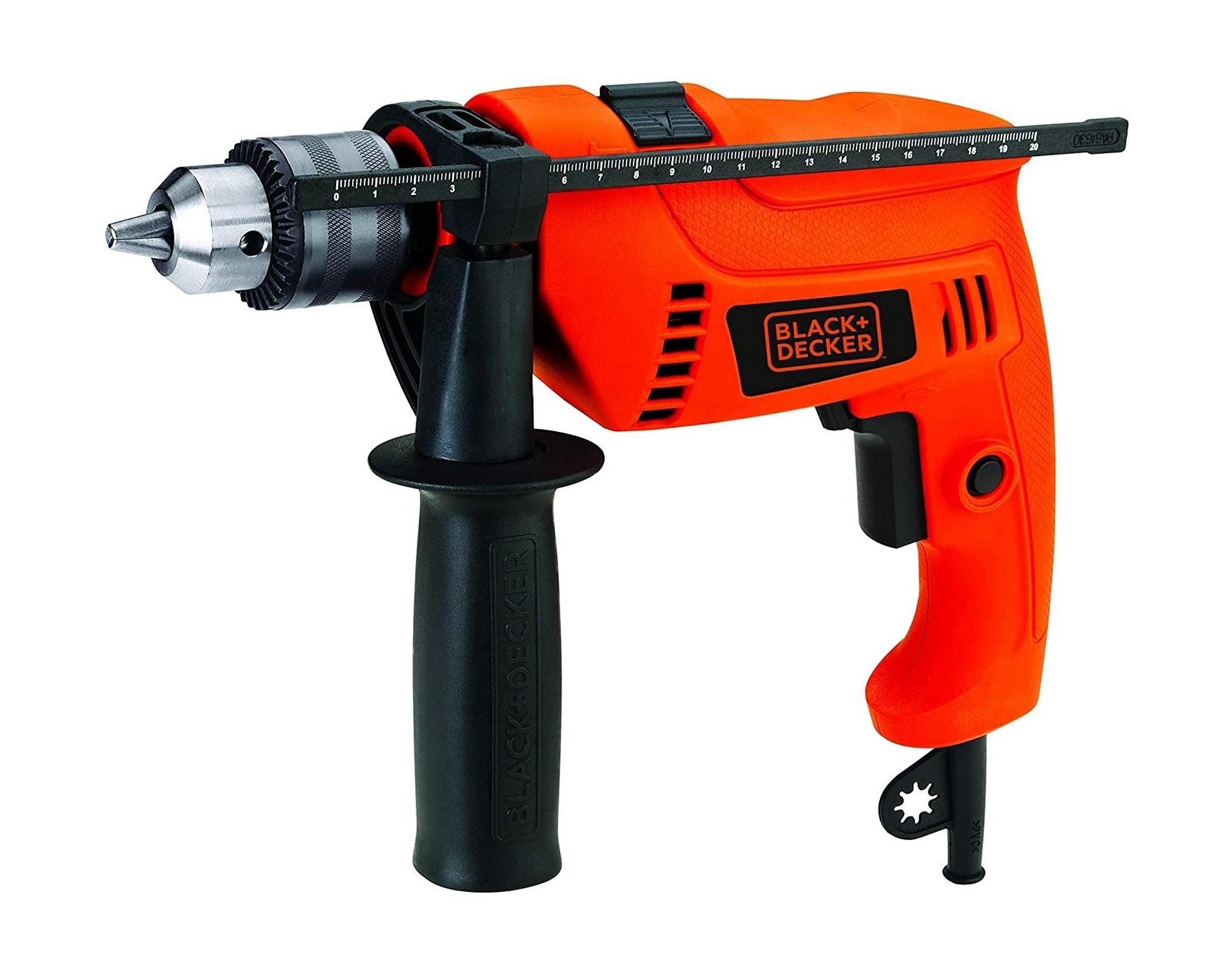 Black+Decker Hammer Drill 650W Kit - (HD650KIT-B5)