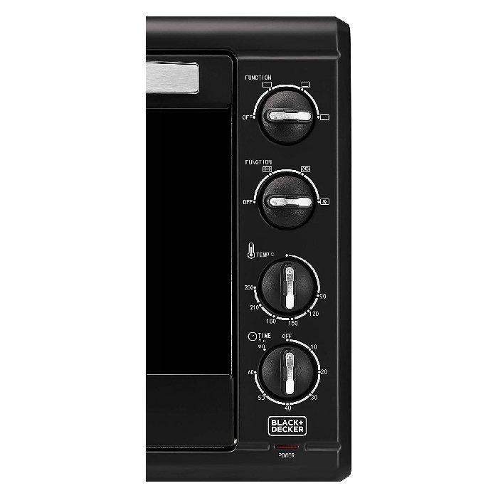 فرن كهربائي سعة 55 لتر بقوة 2000 واط من بلاك أند ديكر - (TRO55RDG-B5)