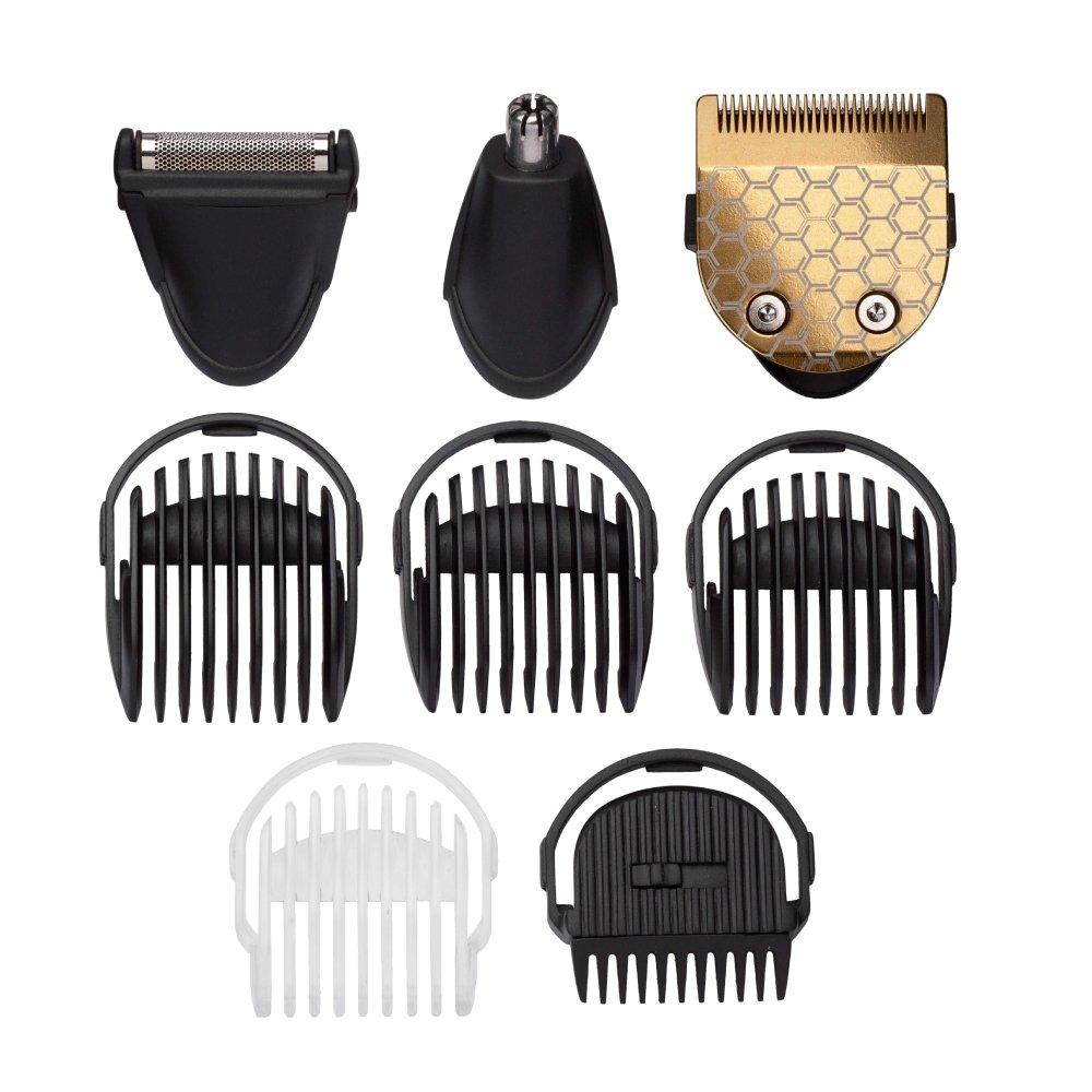 ماكينة تشذيب وحلاقة متعددة الوظائف 8 في 1 من بايبليس - أسود (MT726SDE)