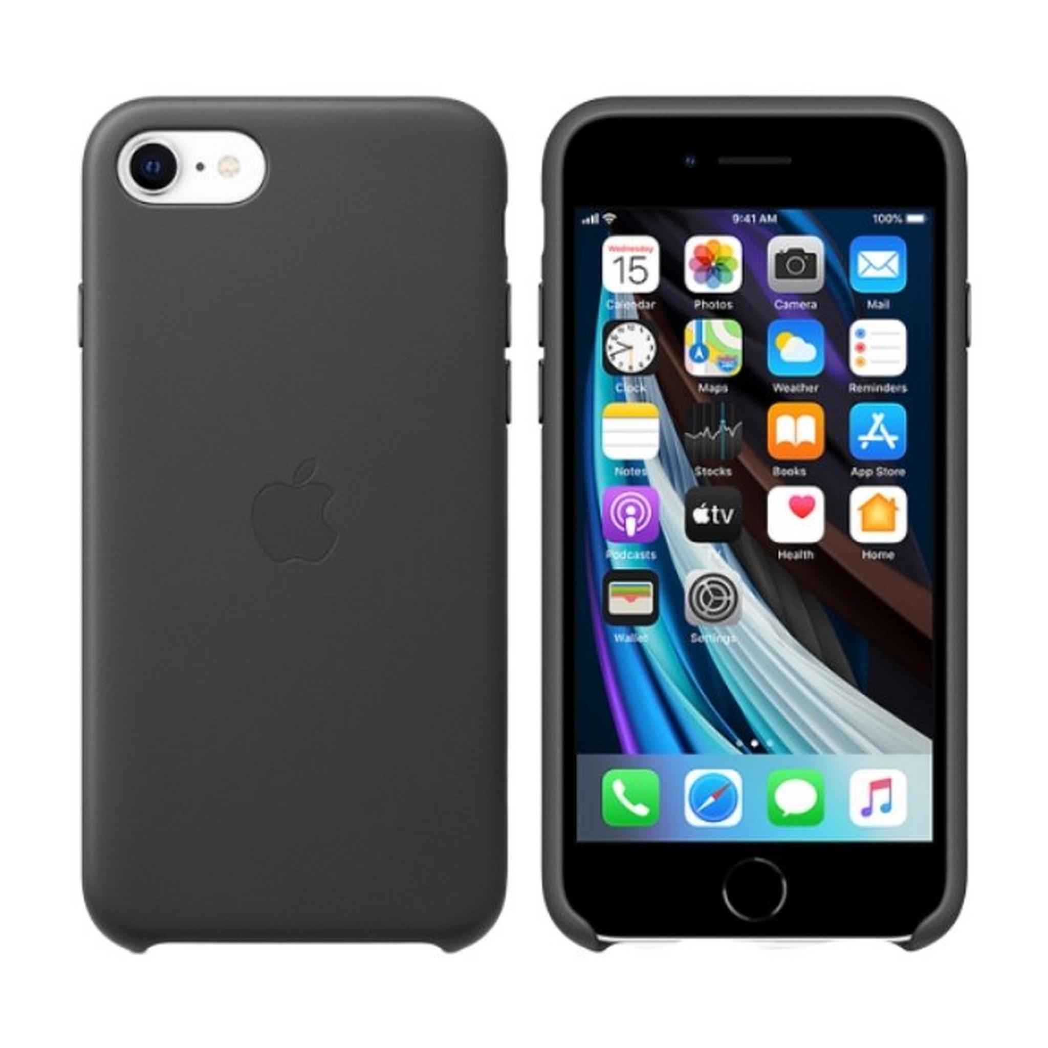 Apple iPhone SE Leather Case - Black