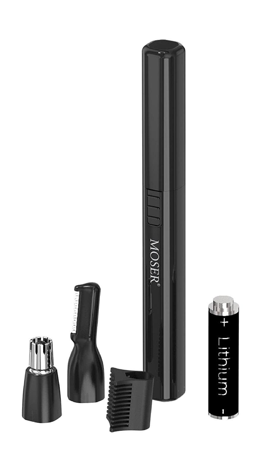 Moser Nose and Ear Hair Trimmer with Eyebrow Attachment - (05640-1801)