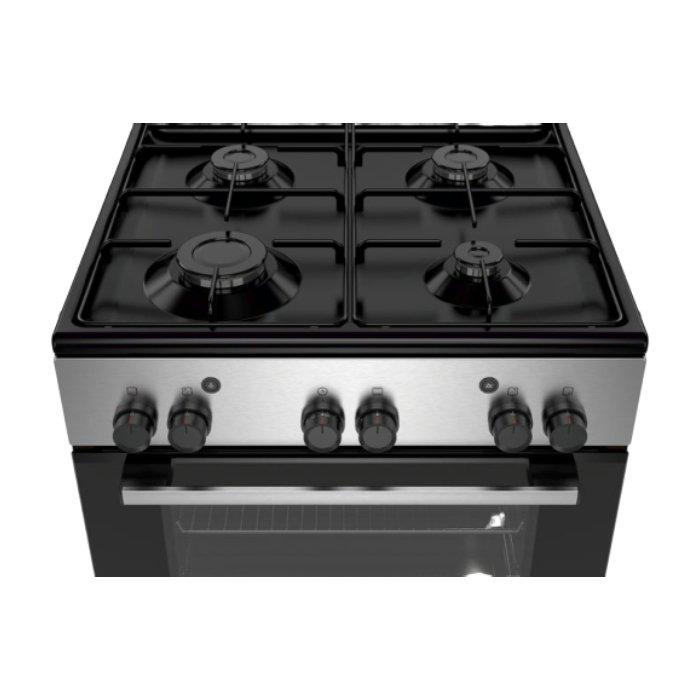 Bosch 4 Burners Gas Cooker, 60x60cm, HGA120B51M - Stainless Steel