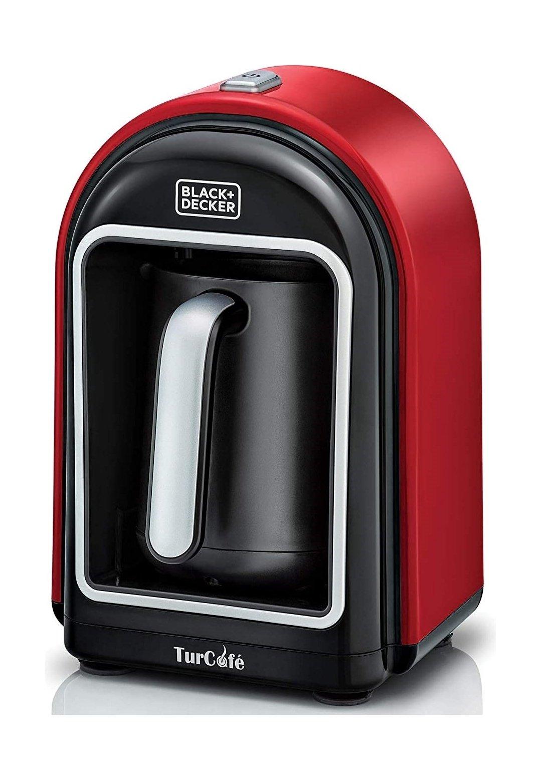 Black+Decker OptiSense 735W Turkish Coffee Maker (TCM700-B5) - Red