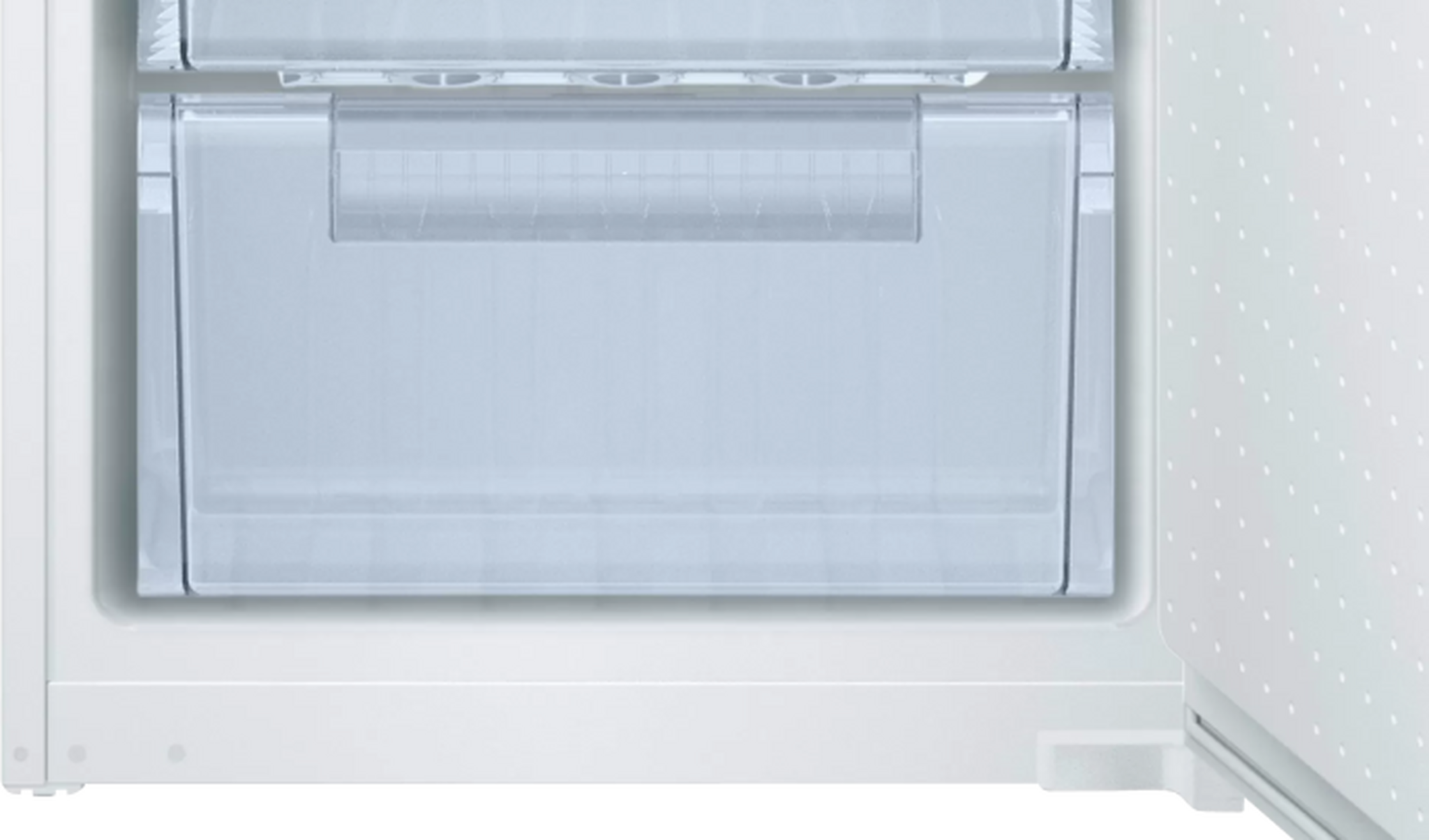 Bosch 10 CFT Built In Bottom Mount Refrigerator - White (KIV38X22GB)