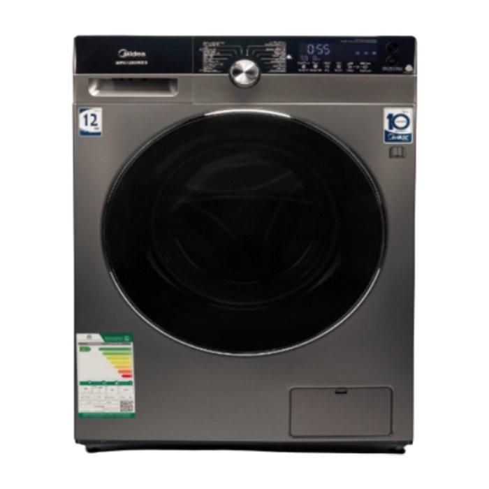 Midea 12/8KG 1,400 RPM Front Load Washer Dryer Silver (MFK1280WDS)