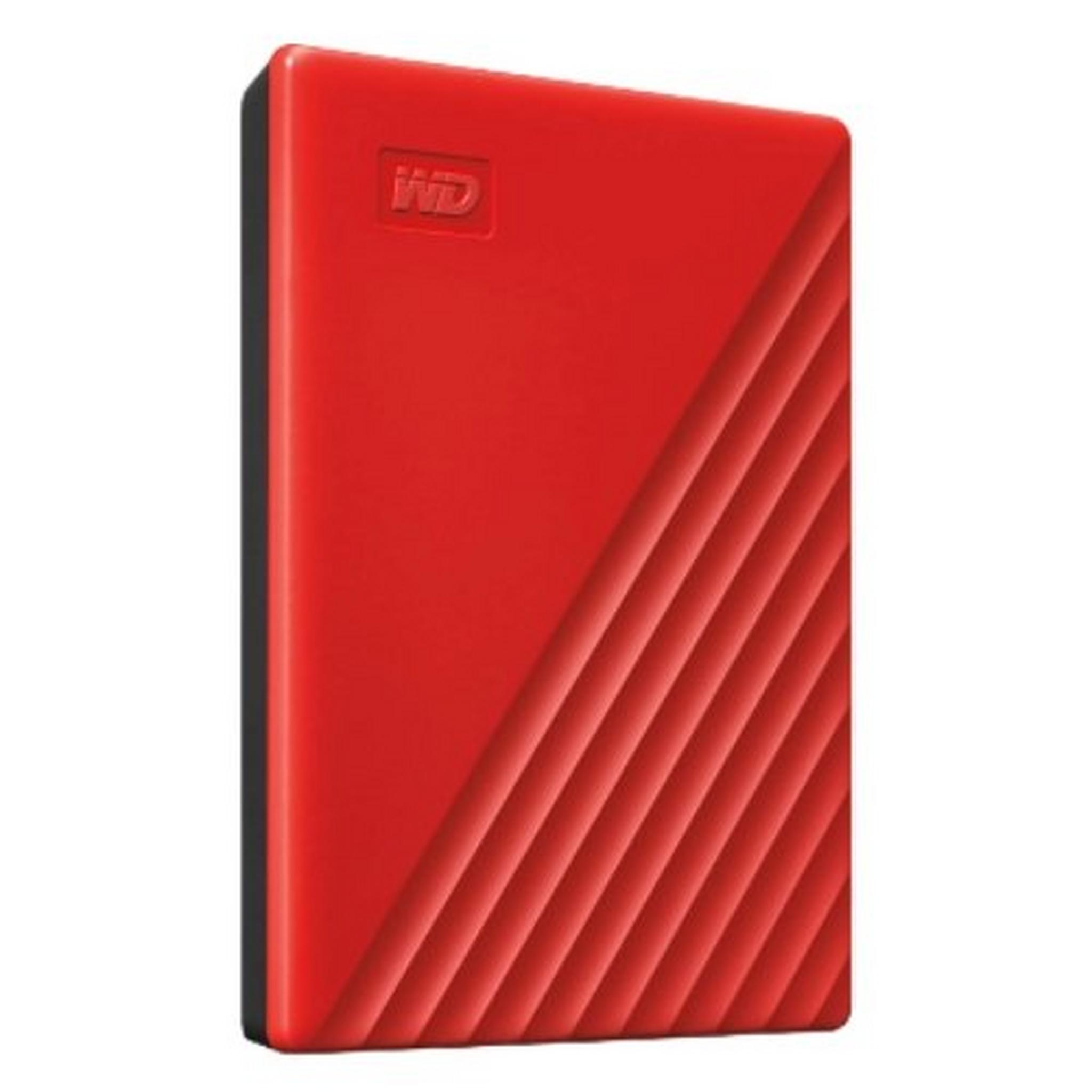 Western Digital My Passport 4TB Portable HDD - Red