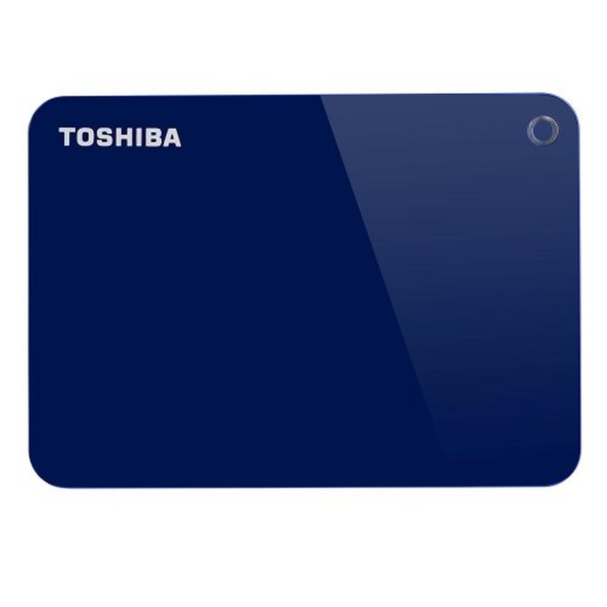 Toshiba Canvio Advance Hard Drive 1TB (HDTC910EL3AA) - Blue