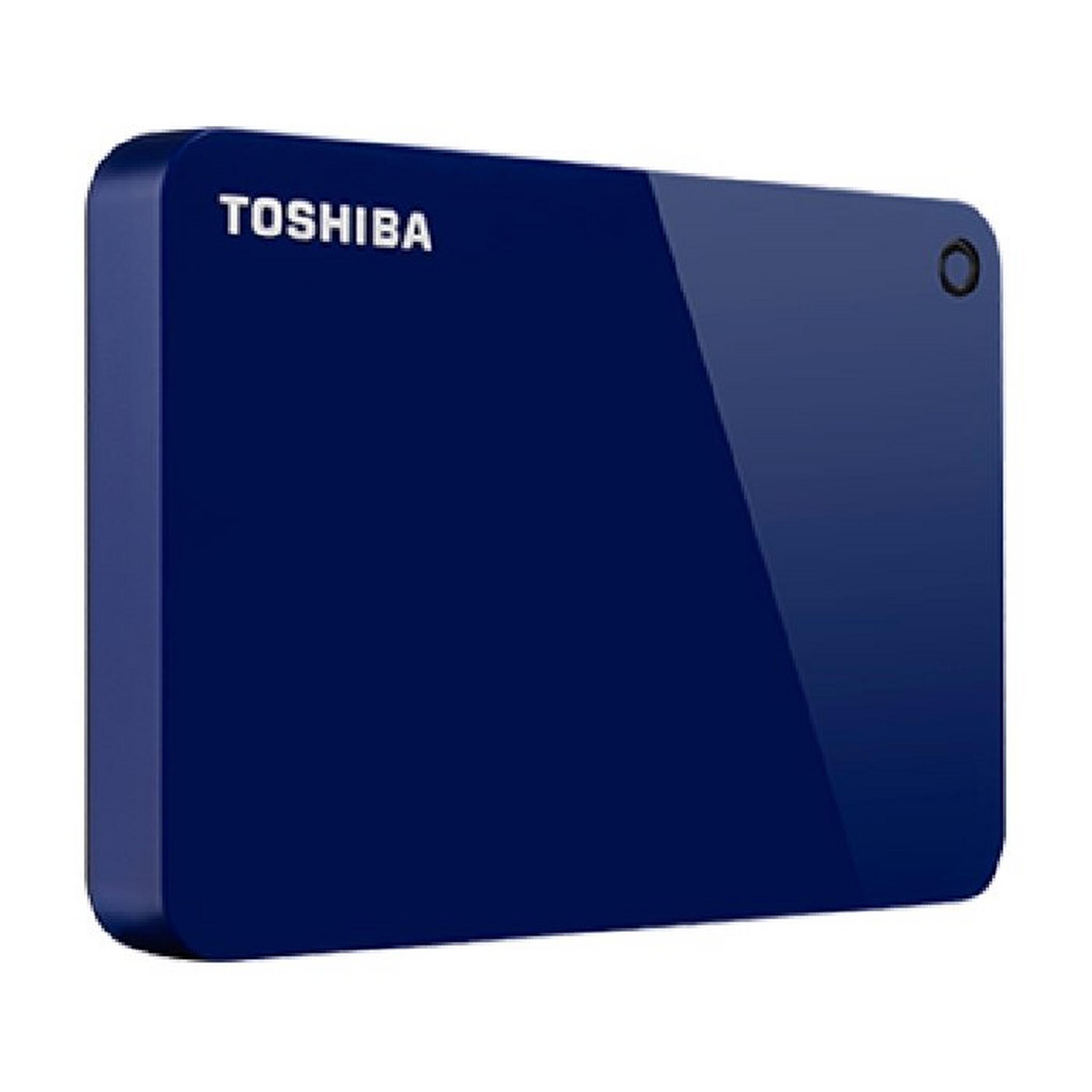 Toshiba Canvio Advance Hard Drive 1TB (HDTC910EL3AA) - Blue
