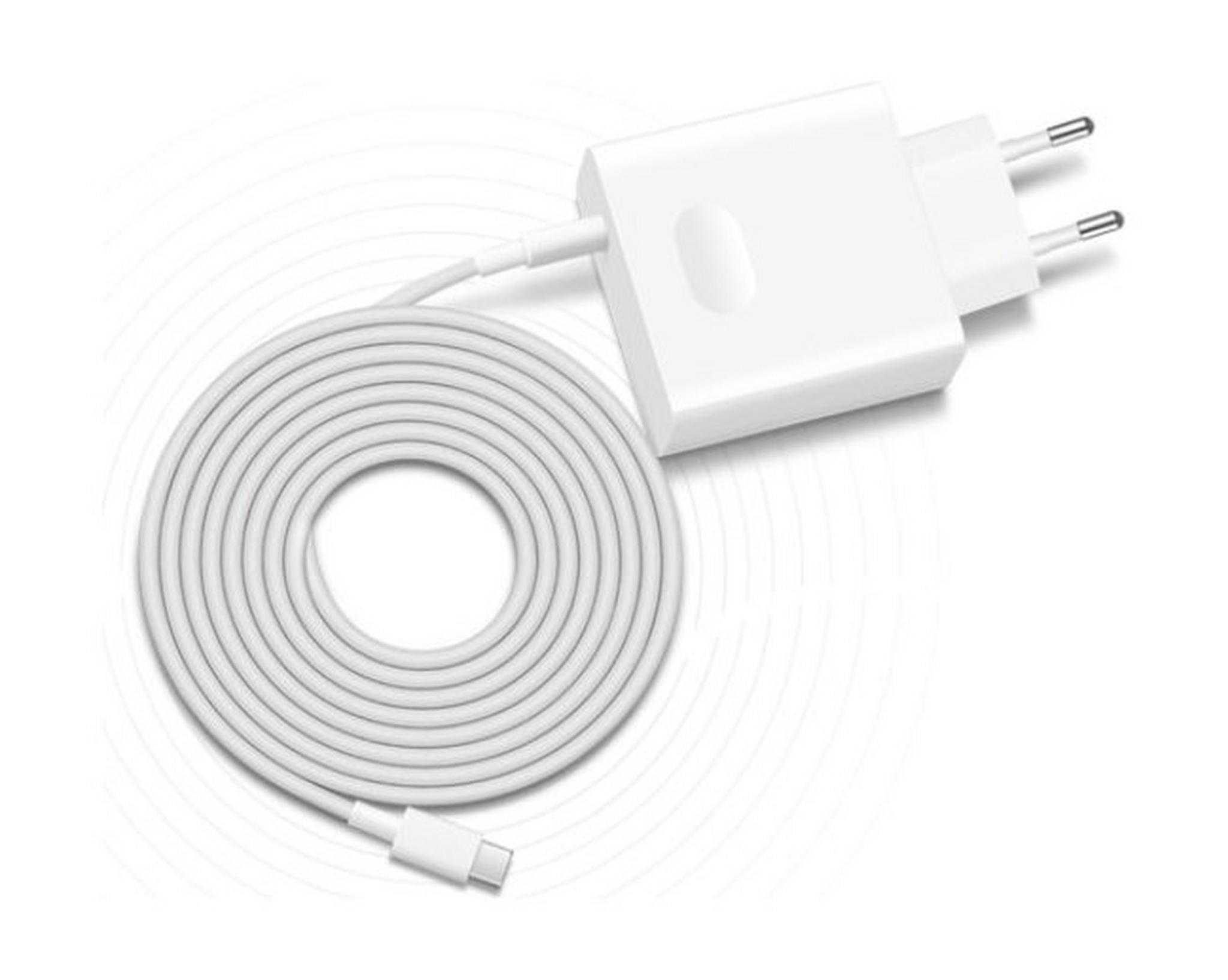 شاحن هواوي USB-C سريع (55030274) - أبيض