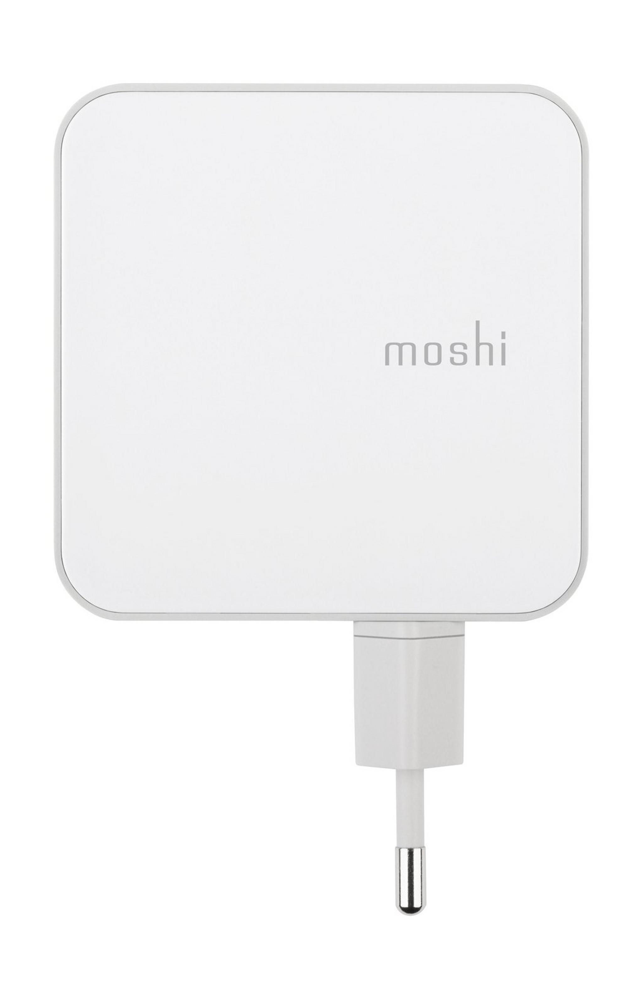 Moshi ProGeo 35 W 4-Port USB Wall Charger EU Version - White
