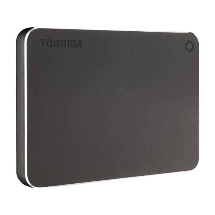 Toshiba Canvio Premium 2TB External Hard Drive, HDTW220EB3AA - Grey