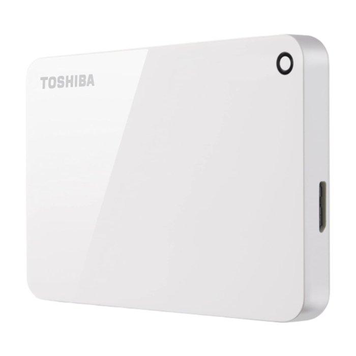 Toshiba Canvio Advance 2TB External Hard Drive, HDTC920EW3AA - White