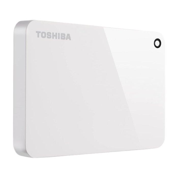 Toshiba Canvio Advance 2TB External Hard Drive, HDTC920EW3AA - White