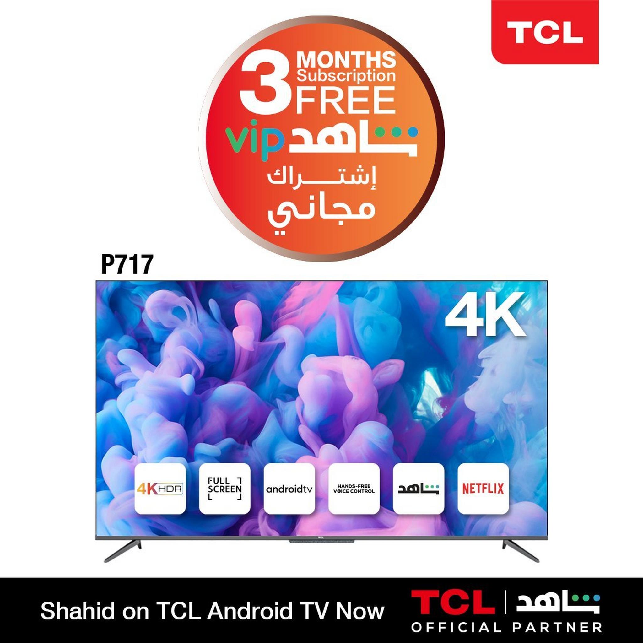 TCL 65-Inch 4K UHD Android LED TV (65P717)