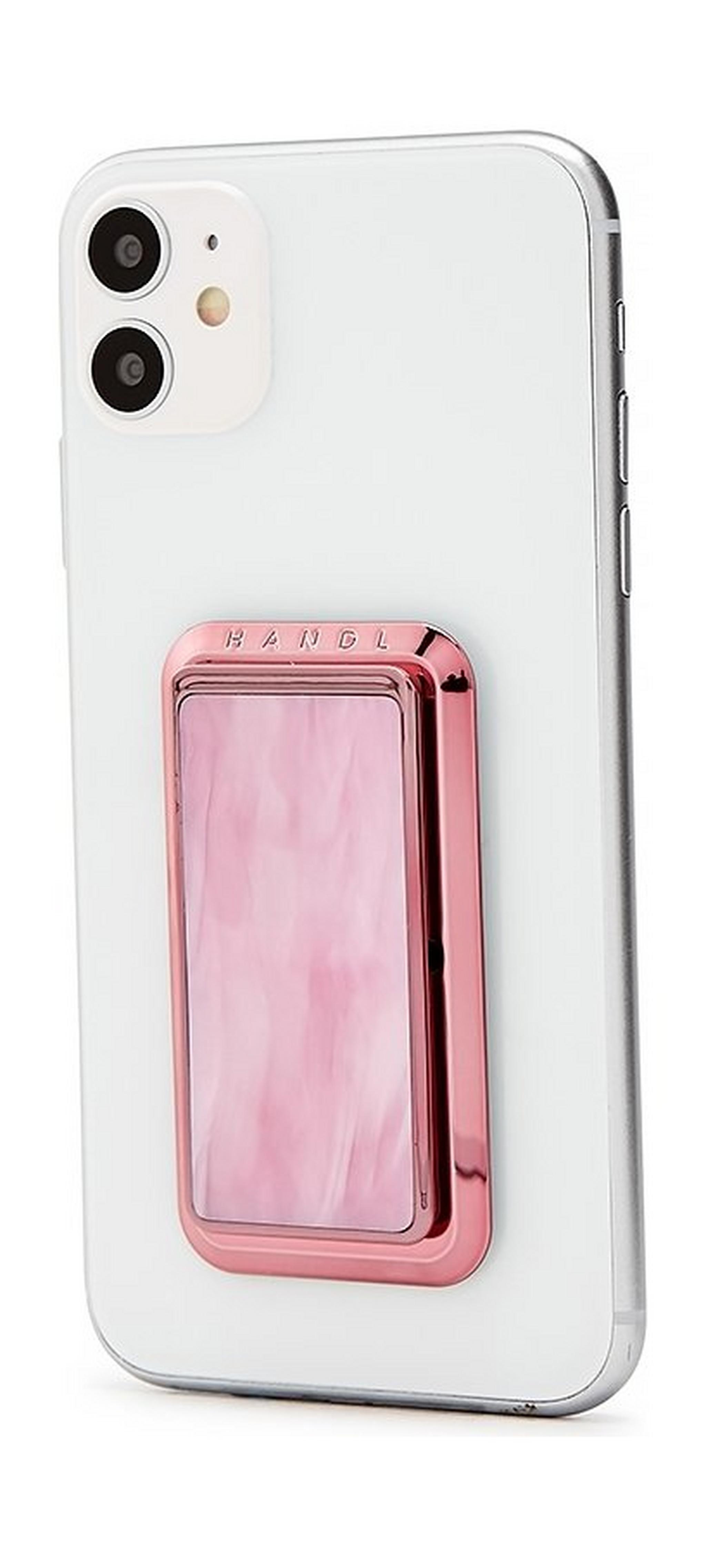 HANDLstick Marble Smartphone Holder - Pink