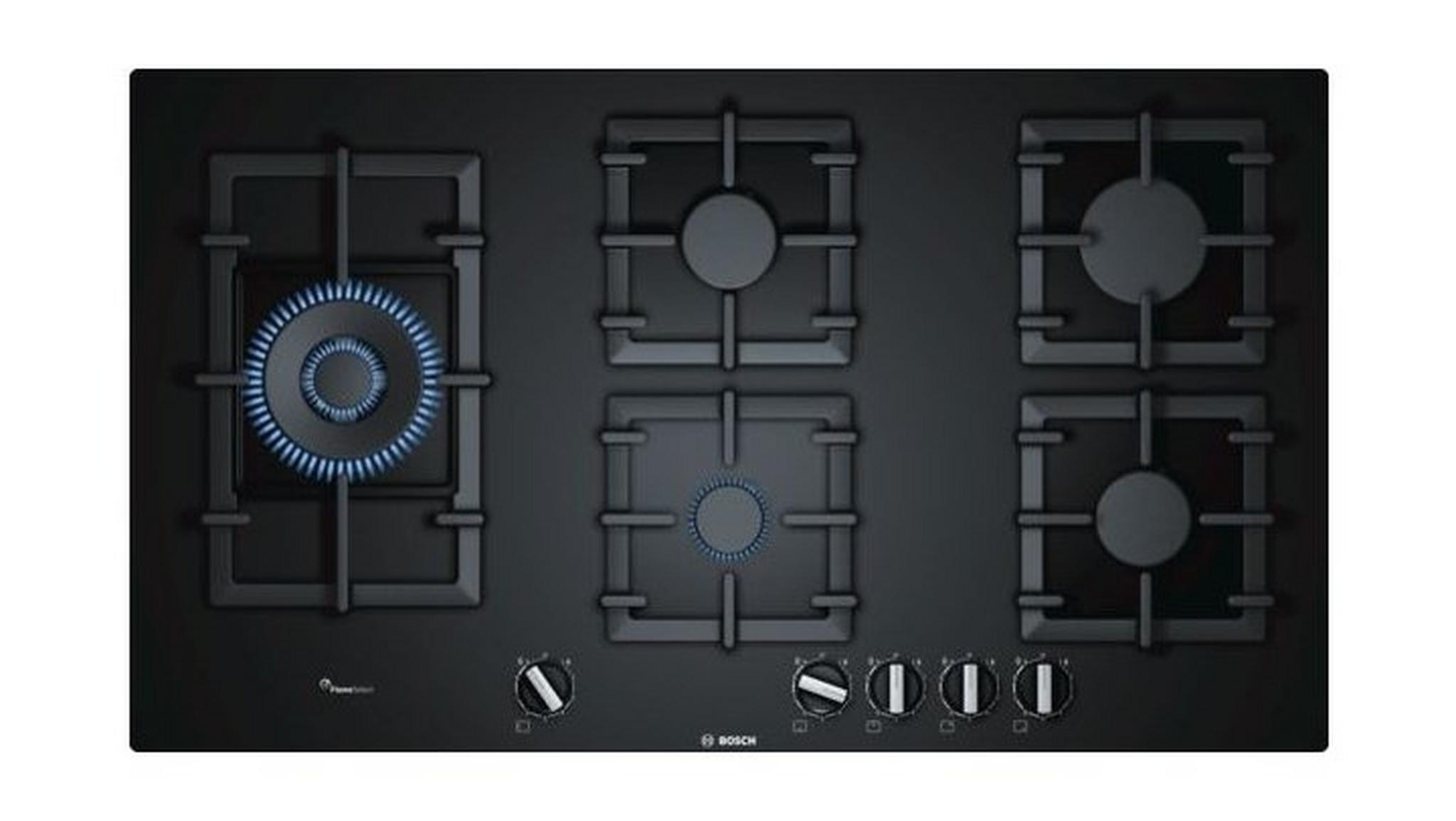 Bosch 90CM Hard Glass Gas Cooking Hob (PPS9A6B90M) - Stainless Steel