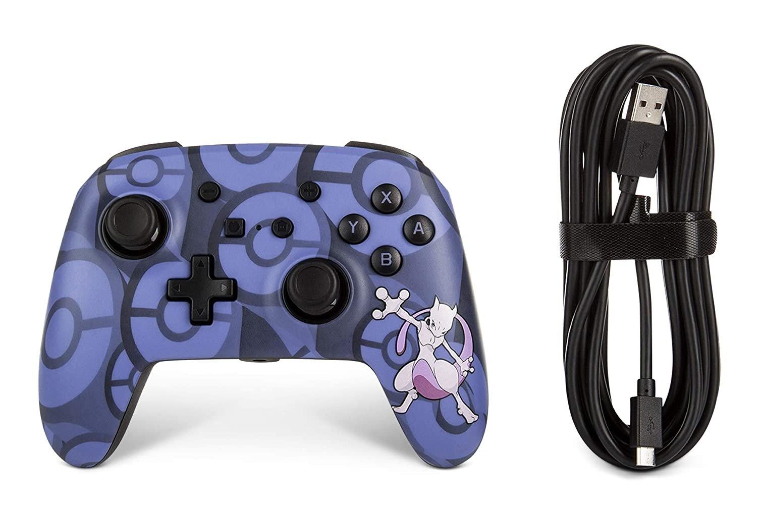 PowerA Nintedo Switch Wired Controller - Pokémon Mewtwo