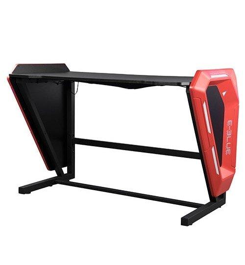 E-Blue Gaming Desk 1.25M with Blue lighting