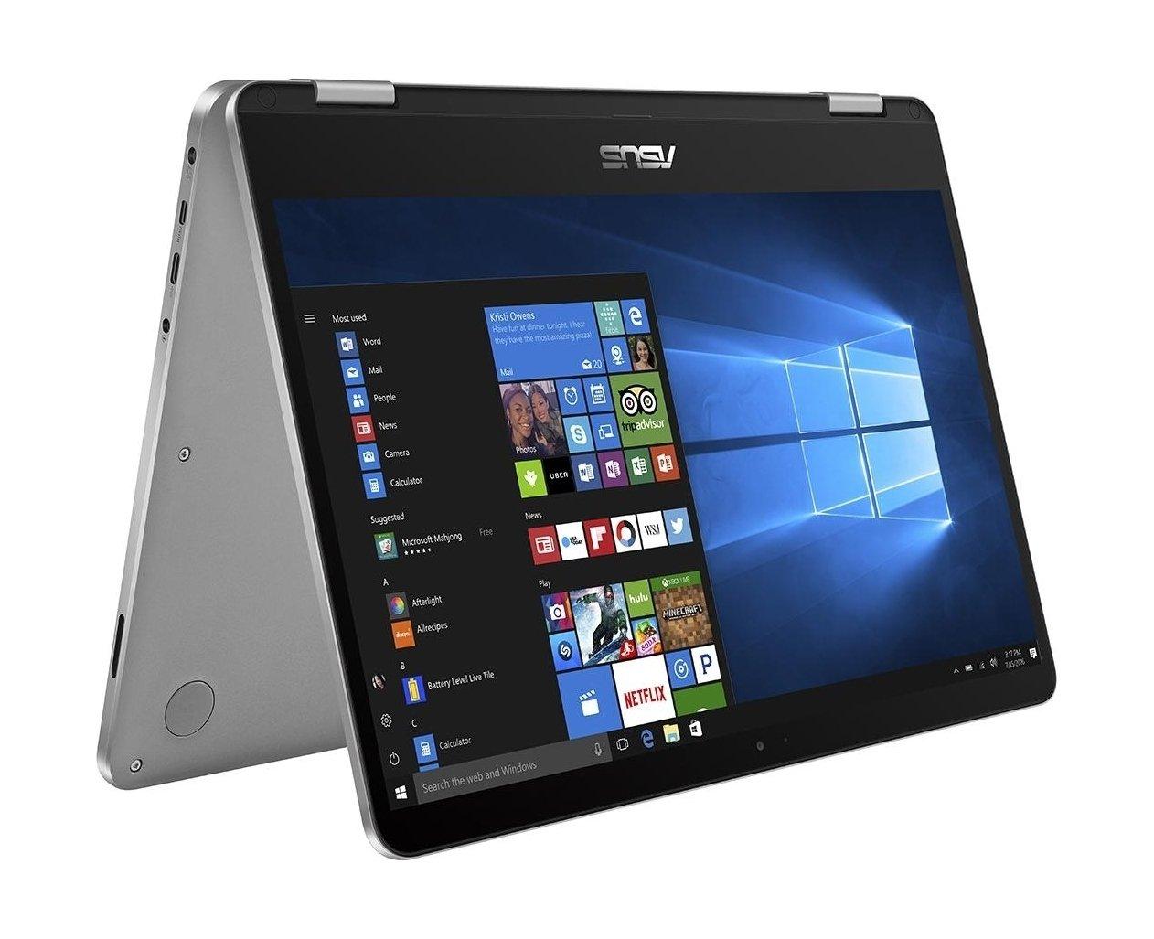 Asus VivoBook Flip 14 Intel Core i5 4GB RAM 256GB SSD 14" Laptop (TP412FA-EC407T) - Grey