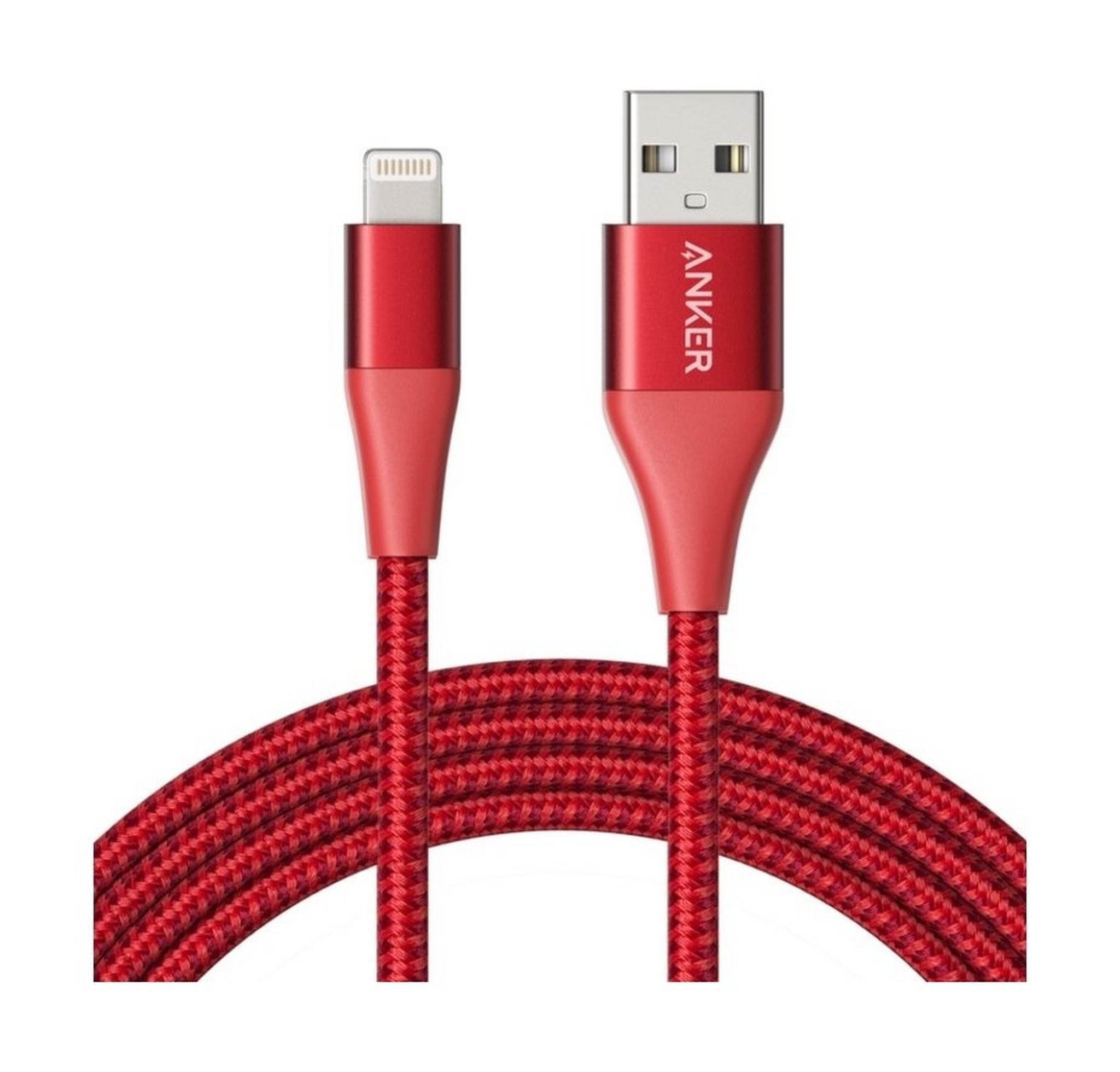 Anker Powerline+ II 3M Lightning Cable - Red