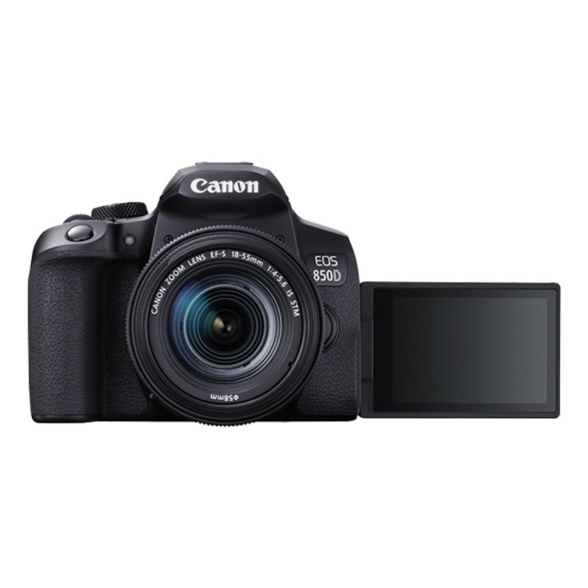 Canon EOS 850D DSLR Camera + EF-S 18-55mm f/4-5.6 IS STM Lens