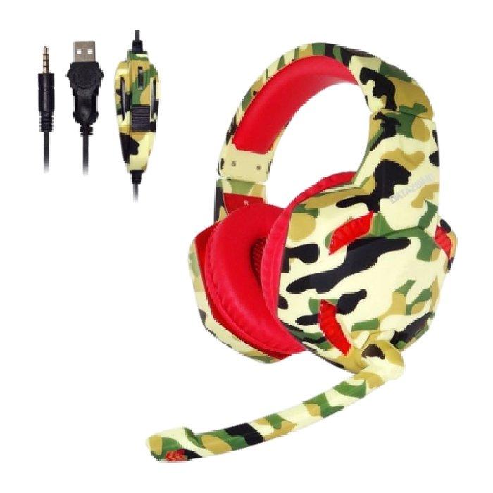 Datazone Gaming Headset (K176GRN/RDCAMO) Green/Red Price in Kuwait Xcite
