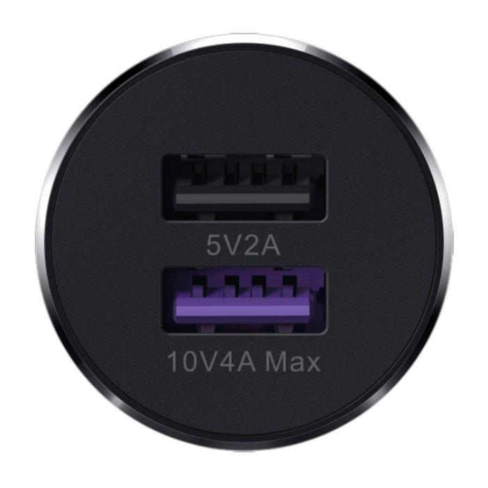 Huawei SuperCharge CP37 40W Dual USB Car Charger - Dark Grey
