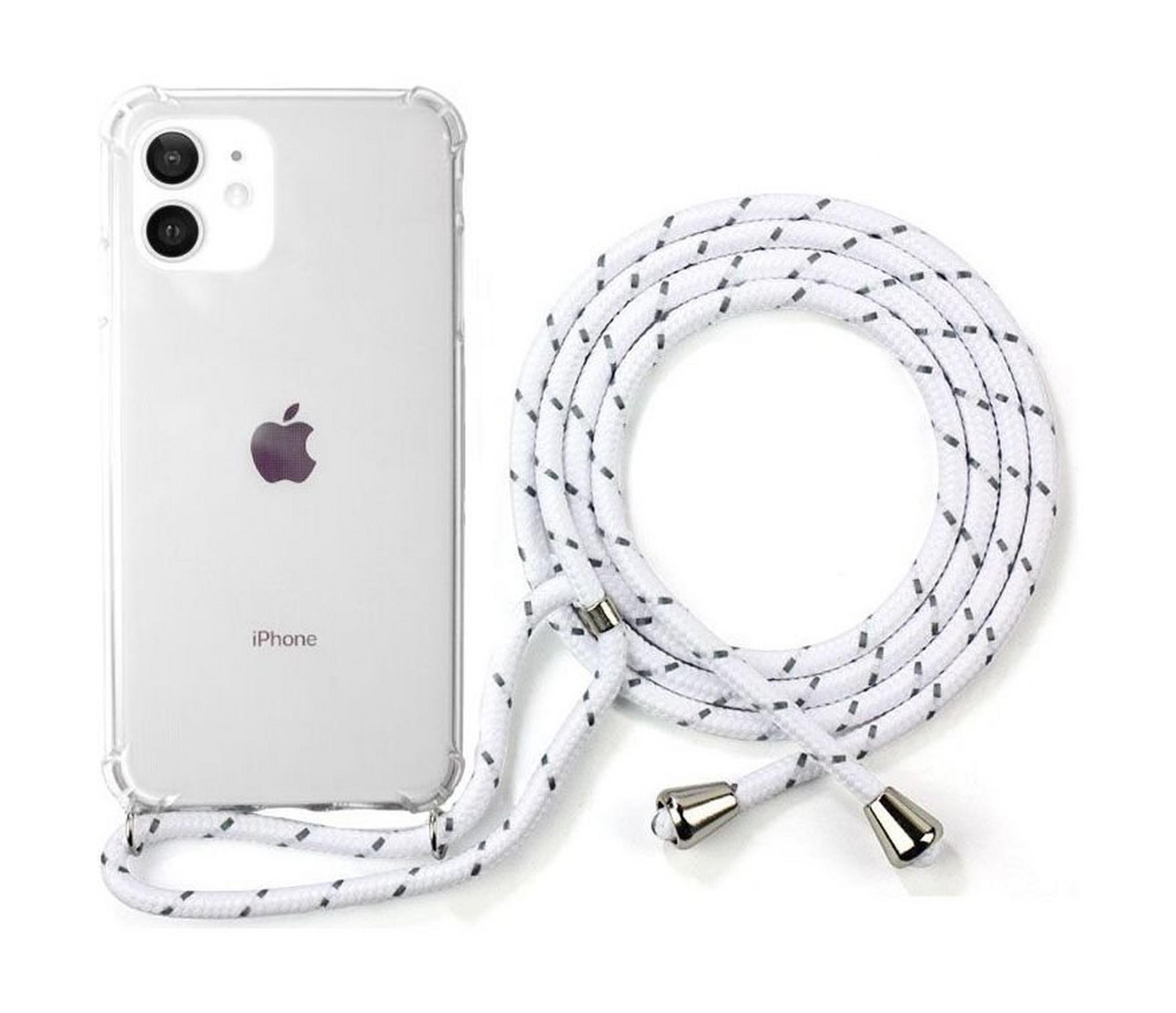 EQ Necklace String iPhone 12 Mini Case - White