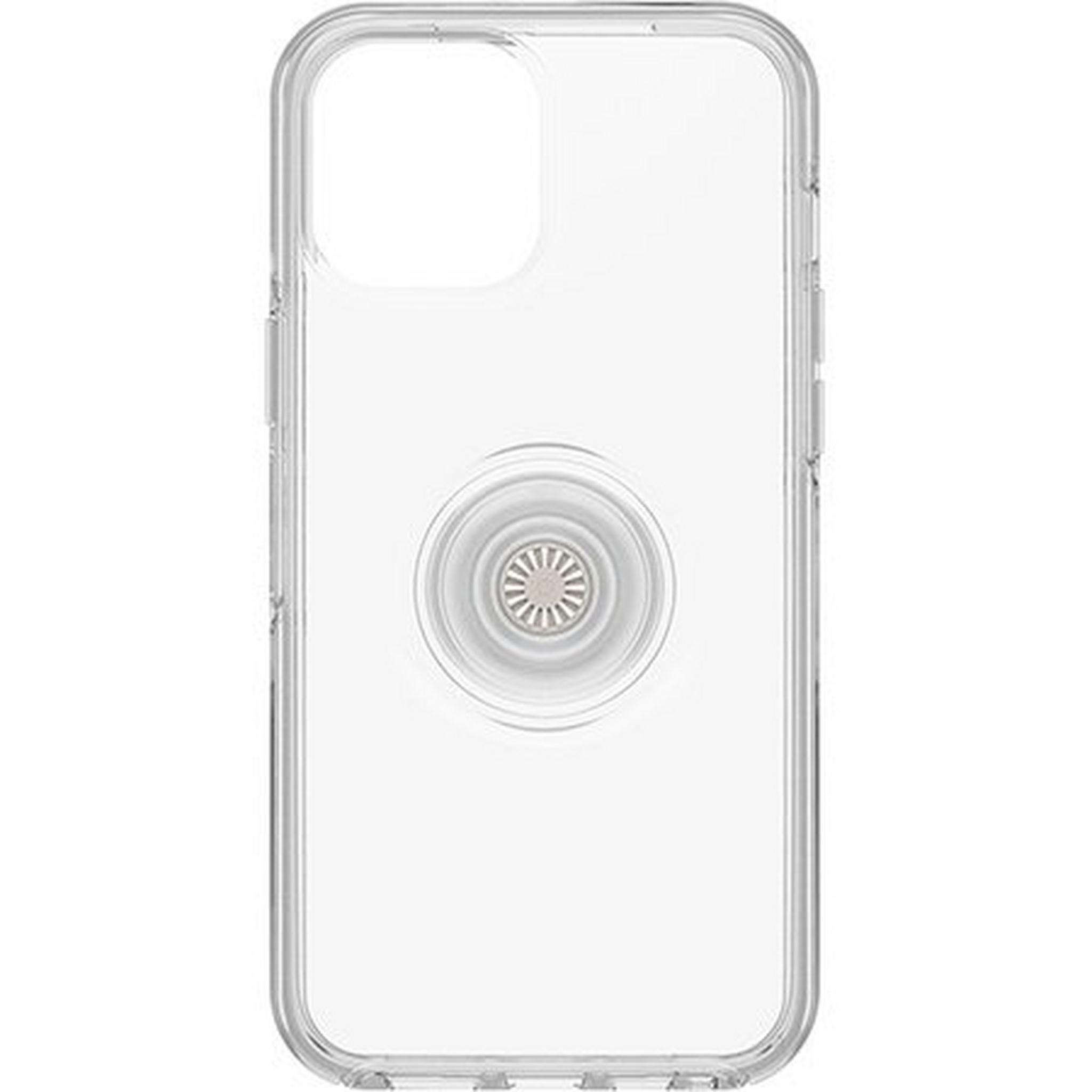 غطاء حماية مع مقبض لهاتف أيفون 12 برو ماكس من أوتربكس - شفاف