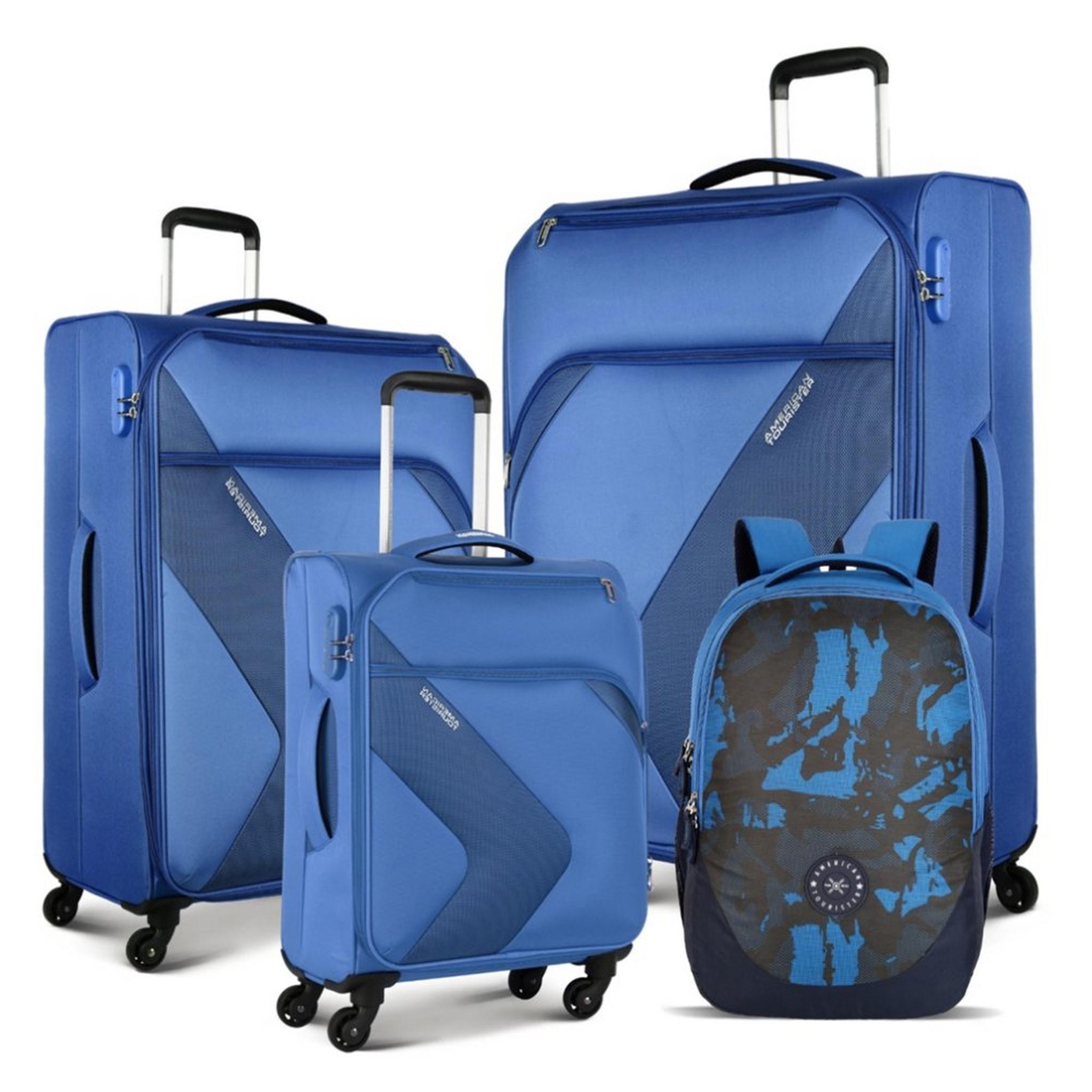 American Tourister Stanfordd Luggage Set + Backpack - Navy
