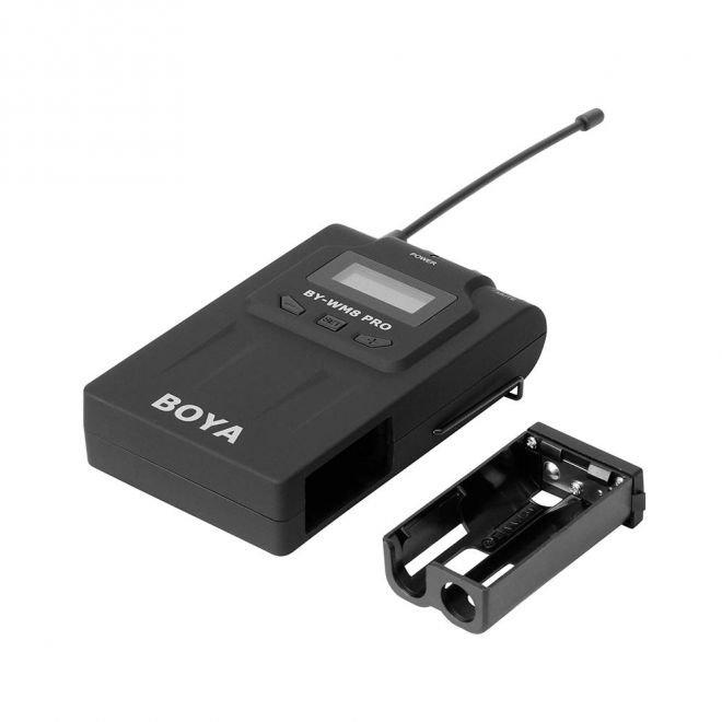 BOYA Wireless Microphone with Receiver and Transmitter – (BY-WM8 PRO-K1)