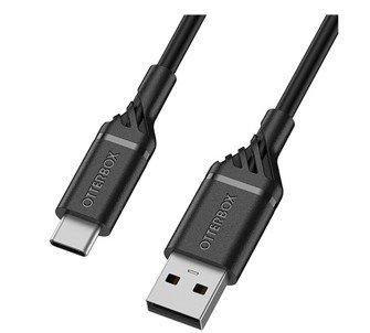 OtterBox USB-A to USB-C Cable 1-Meter (78-52537) - Black