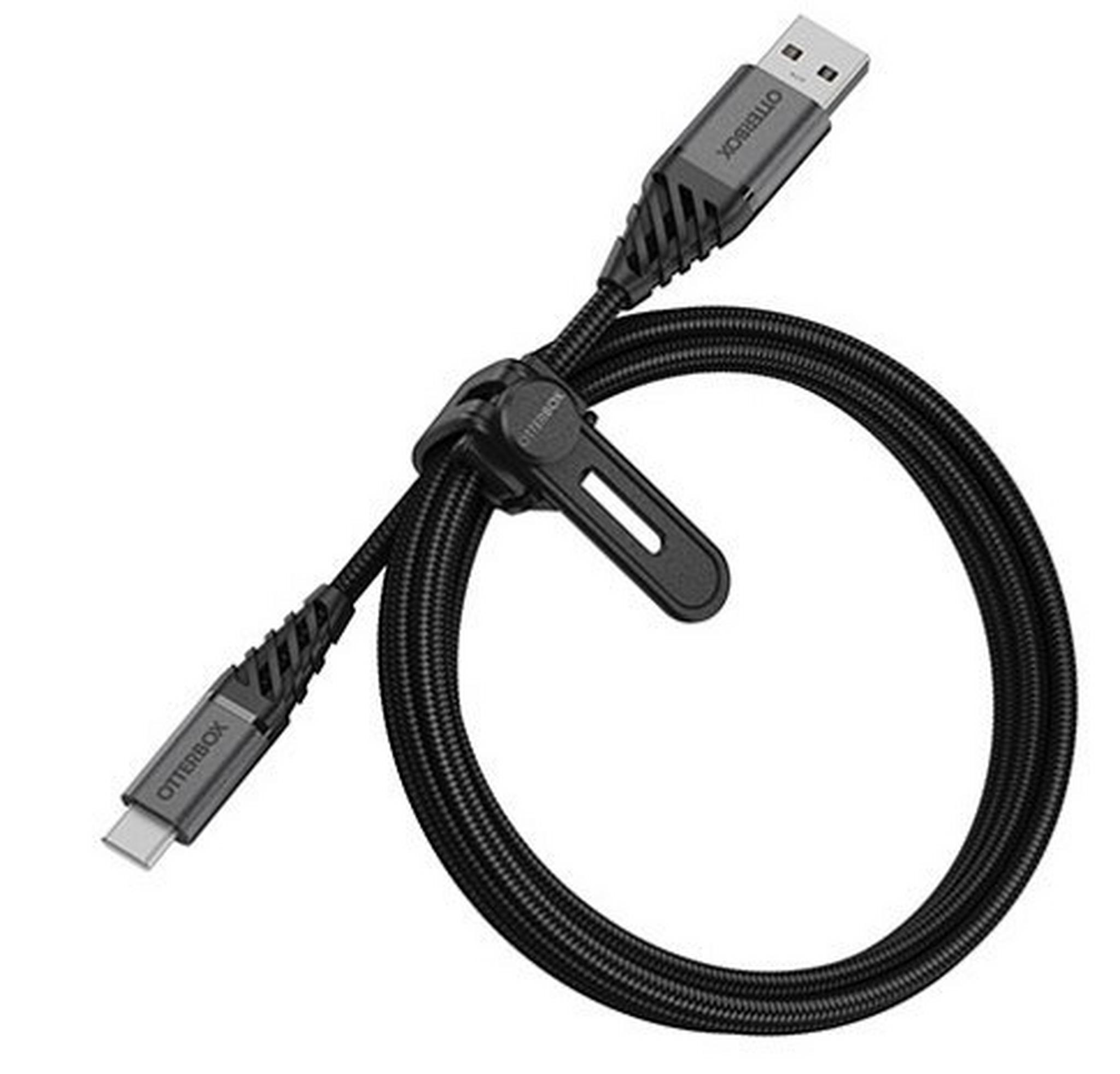OtterBox Premium USB-A to USB-C Cable 1-Meter (78-52664) - Black