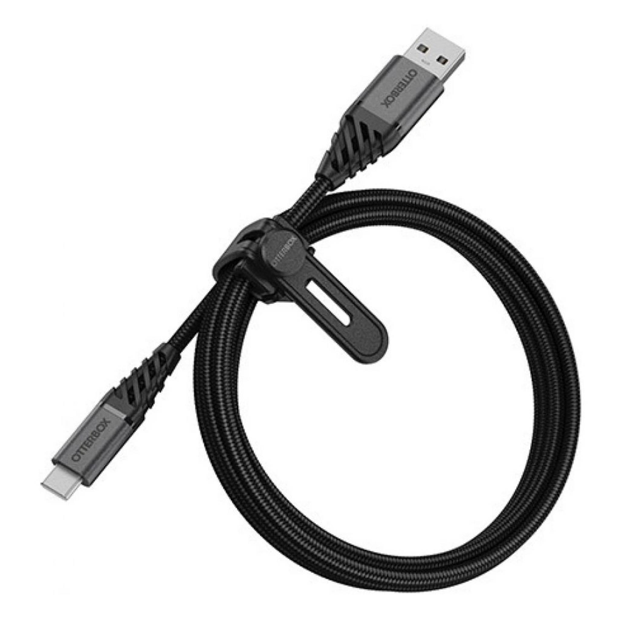 OtterBox Premium USB-A to USB-C Cable 3-Meter (78-52666)- Black