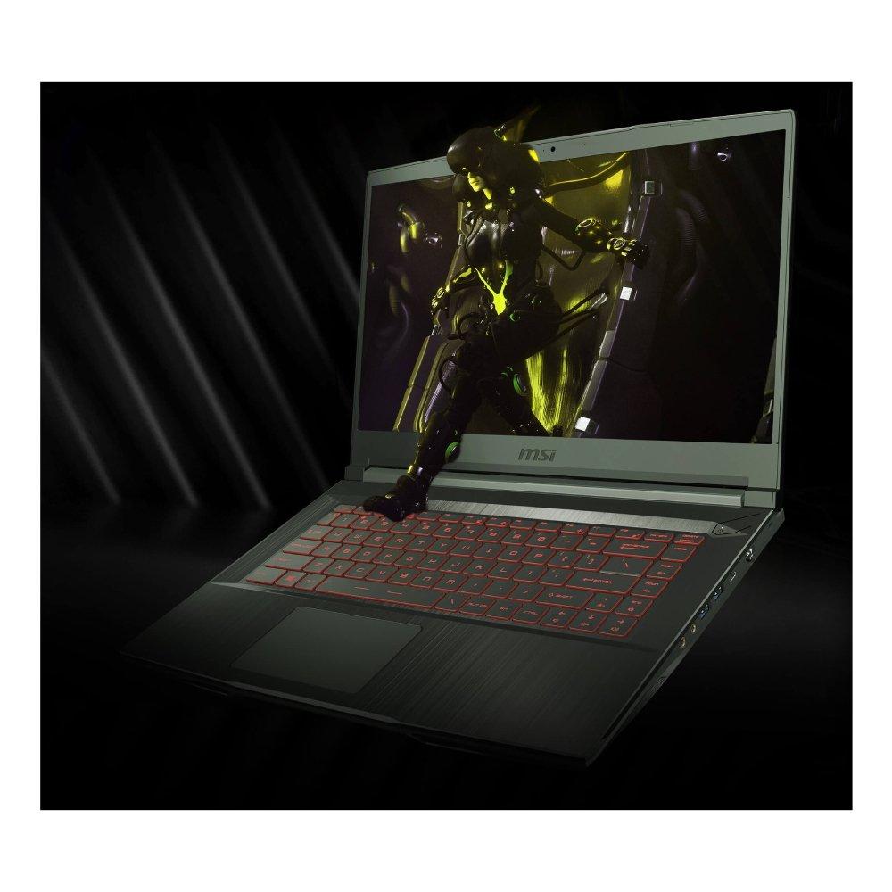لابتوب ام اس اي GF63 ثين 10SCXR، كور اي 7، جيفورس GTX1650 سعة 4 جيجابايت، رام 8 جيجابايت، 512 جيجابايت اس اس دي، حجم 15.6 بوصة