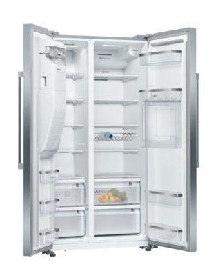 Bosch 21CFT Side By Side Refrigerator and Freezer (KAG93AI30MÂ ) - Stainless Steel